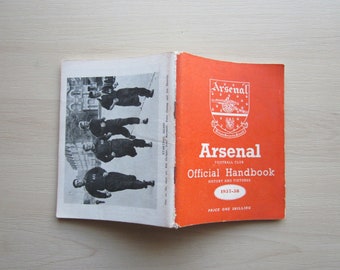 1957-58 Arsenal Football Club Handbook, Yearbook, Annual, Souvenir. Ideal Christmas Gift, Fathers Day, Birthday Present