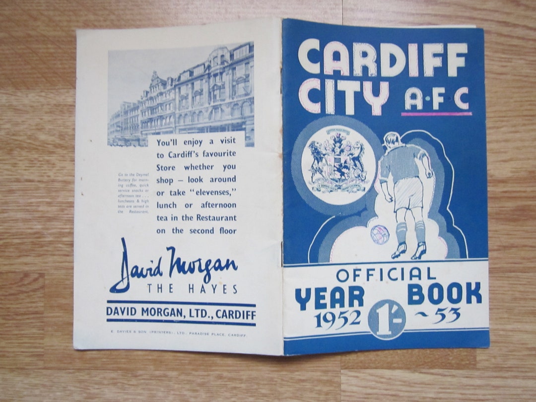 1952-53 Cardiff City FC Handbook Yearbook Annual Souvenir 