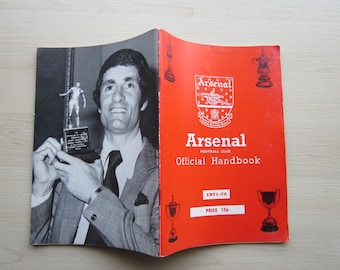 1971-72 Arsenal Football Club Handbook, Yearbook, Annual, Souvenir. Ideal Christmas Gift, Fathers Day, Birthday Present
