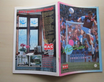 1990-91 West Ham United Football Club Handbook, Yearbook, Annual, Souvenir. Ideal Christmas Gift, Fathers Day, Birthday Present