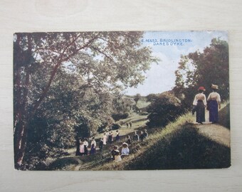 Postcard, Bridlington, Danes Dyke, United Kingdom, Genuine, Original