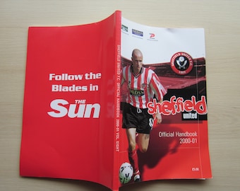 2000 Sheffield United Football Club Handbook Souvenir Yearbook Memorabilia. Ideal Christmas Gift, Fathers Day, Birthday Present