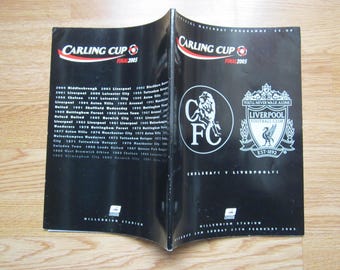 2005 Chelsea v Liverpool, Carling (League Cup Final) Programme. Ideal Christmas Gift, Birthday Present
