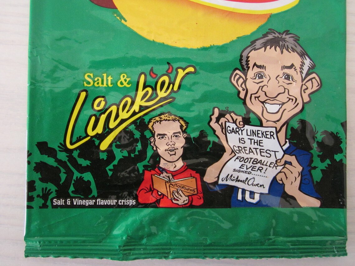 199899 Walkers Crisps Gary Lineker Empty Crisp Packet. Ideal Etsy