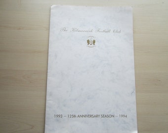 1993-1994 Kilmarnock 125th Anniversary Season Football Club Corporate Brochure. Ideal Christmas Gift, Fathers Day, Birthday Present For Him.