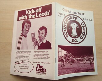 1982-83 Scunthorpe United FC Handbook, Yearbook, Annual, Souvenir, Memorabilia. Ideal Christmas Gift, Fathers Day, Birthday Present
