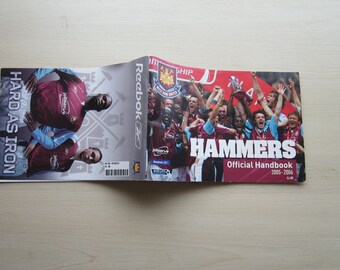 2005-2006 West Ham United Football Club Handbook, Yearbook, Annual. Ideal Christmas Gift, Fathers Day, Birthday Present For Him.