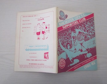 1981-82 Manchester City Football Supporters Club Handbook, Yearbook, Annual. Ideal Christmas Gift, Fathers Day, Birthday Present