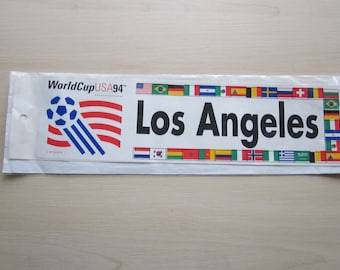 1994 Vintage World Cup Football, U.S.A., Los Angeles, Unused Car Sticker.