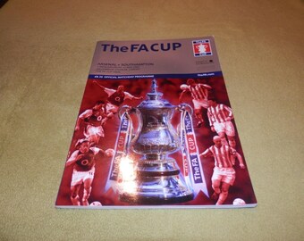 2003 Arsenal v Southampton Original Official F A  Cup Final Football Soccer Match Day Programme 17 May 2003 Millennium Stadium