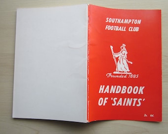 1968-69 Southampton Football Club Handbook, Yearbook, Annual, Souvenir. Ideal Christmas Gift, Fathers Day, Birthday Present For Him