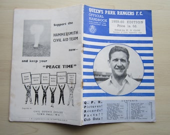 1959/60 Queens Park Rangers FC QPR Football Soccer Handbook, Yearbook, Annual.