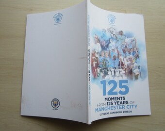 2019-20 Manchester City Football Club Handbook, Yearbook, Annual, Souvenir. Ideal Christmas Gift, Fathers Day, Birthday Present
