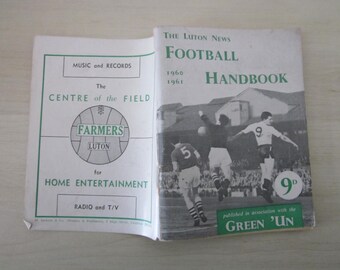 1960-61 Original Luton Town FC Football Soccer Handbook, Yearbook, Annual.