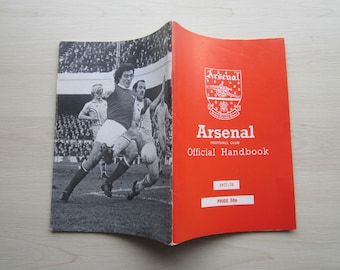 1977-78 Arsenal Football Club Handbook, Yearbook, Souvenir, Collectable. Ideal Christmas Gift, Fathers Day, Birthday Present