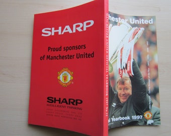 1997 Original Manchester United Football Club Yearbook, Handbook, Souvenir, Memorabilia.