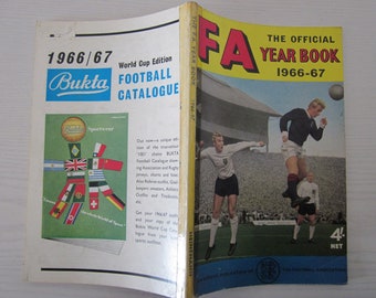 1966-67 The Official F. A. Year Book, Souvenir, Handbook, Brochure. Ideal Christmas Gift, Fathers Day, Birthday Present For Him