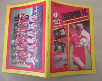1985-86 Liverpool Football Club Yearbook, Handbook, Memorabilia, Souvenir.