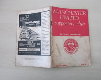 1966/67 Manchester United Supporters Club Handbook, Yearbook.