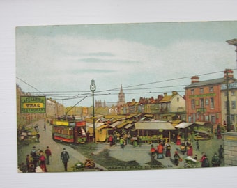 Postcard, Market Place, Great Yarmouth, England, United Kingdom, Genuine, Original.