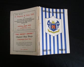1962-63 Original Brighton-&-Hove-Albion-FC-Football-Soccer-Club-Handbook-Yearbook - Ideal-Christmas-Gift-Fathers-Day-Birthday-Present