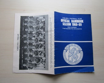 1968-69 Chelsea Football Club Yearbook, Handbook, Souvenir, Memorabilia. Ideal Christmas Gift, Fathers Day, Birthday Present