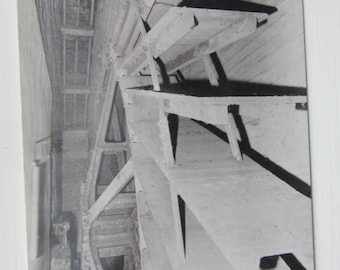 Postcard, Stretham Engine, Scoop Wheel, Real Photo RPPC Postcard, Genuine, Original.