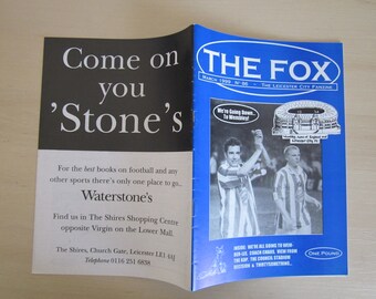 1999 FIVE Leicester City Football Club's "The Fox" Fanzine, Souvenir. Ideal Christmas Gift, Fathers Day, Birthday Present For Him.