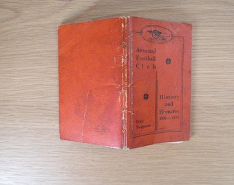 1936-37 Arsenal Football Club Handbook, Yearbook, Annual, Souvenir, Memorabilia Ideal Christmas Gift, Fathers Day, Birthday Present