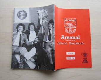 1979-80 Arsenal Football Club Handbook, Yearbook, Souvenir, Collectable. Ideal Christmas Gift, Fathers Day, Birthday Present