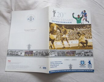 1985-2005 Telford United, 20th Anniversary Souvenir Programme. Memories In Print Of Telford's Greatest Achivements In The F A Cup!