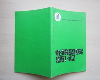 1981-82 Arsenal Football Club Handbook, Yearbook, Annual, Souvenir Memorabilia. Ideal Christmas Gift, Fathers Day, Birthday Present