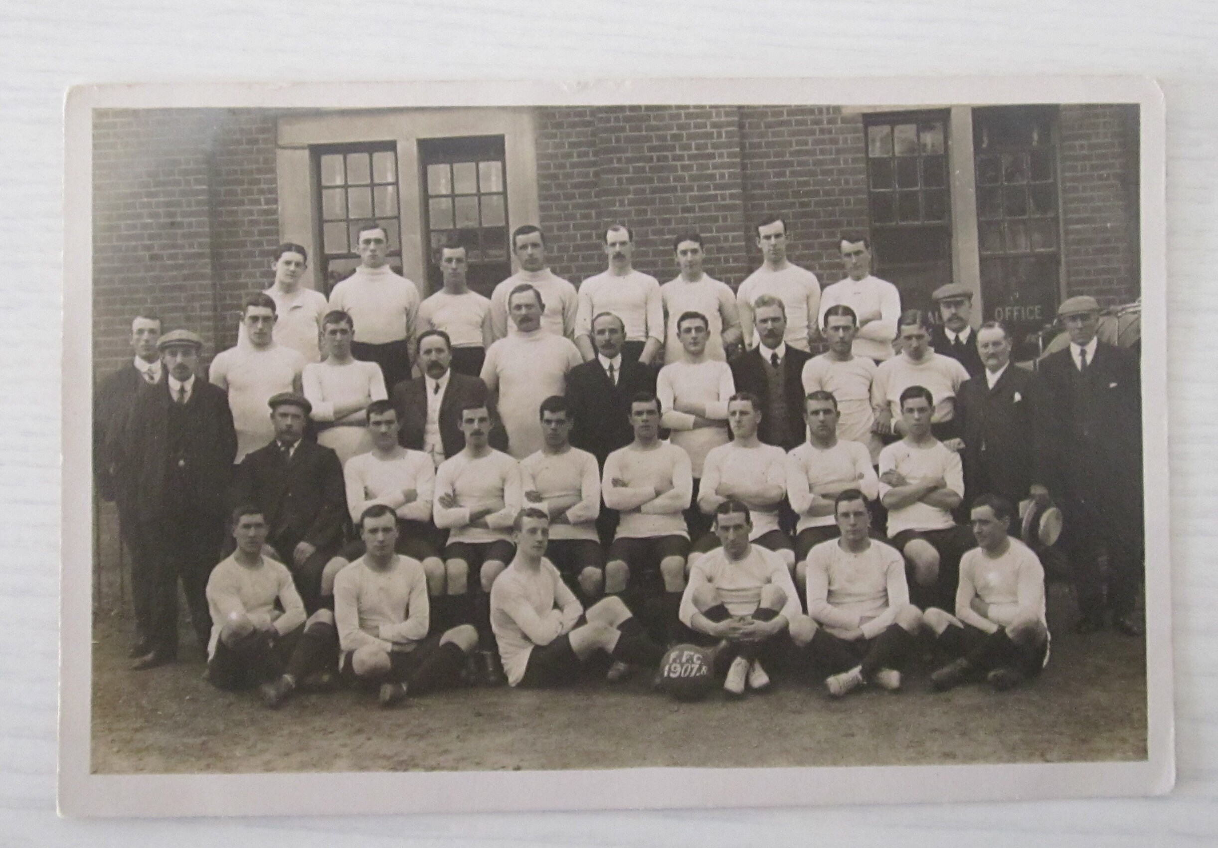 Image of 1907-08 Fulham-Football-Team-Original-Vintage-Postcard, Souvenir, Memorabilia, Collectable. Ideal-Christmas-Gift-Birthday-Present