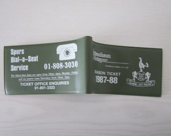 1987-88 Tottenham Hotspur Football Club Used Season Ticket Booklet