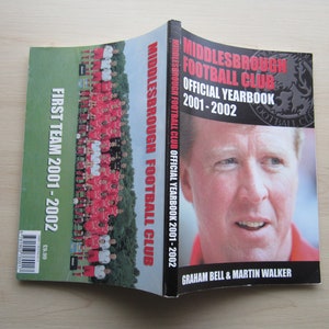 2001-2002 Heartsbrough Football Club Handbuch, Jahrbuch, Jährlich, Souvenir. Ideales Weihnachtsgeschenk, Vatertag, Geburtstagsgeschenk