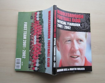 2001-2002 Middlesbrough Football Club Handbook, Yearbook, Annual, Souvenir. Ideal Christmas Gift, Fathers Day, Birthday Present