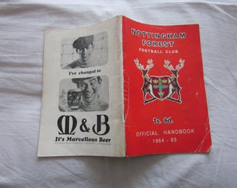 1964/65 Nottingham Forest Football Club Handbook, Yearbook, Annual, Souvenir.