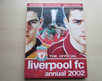 2002 Liverpool FC Annual, Yearbook, Souvenir. Ideal Christmas Gift, Fathers Day, Birthday Present