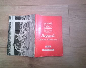 1967-68 Arsenal Football Club Handbook, Yearbook, Annual, Souvenir. Original, Official.
