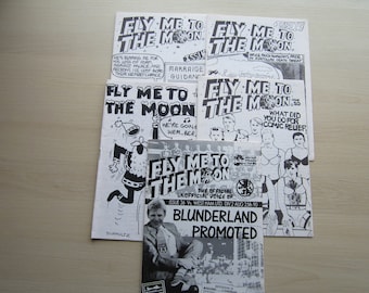 1990s FIVE Middlesbrough Football Fanzines, Handbook, Yearbook, Annual, Souvenir. Ideal Christmas Gift, Fathers Day, Birthday Present