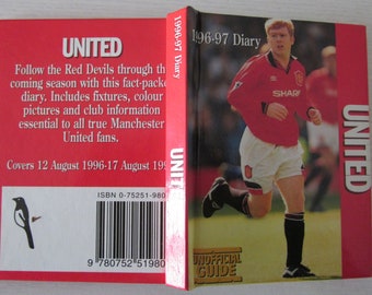 1996-97 Pocket-Size Manchester United Football Club Yearbook/Diary, Handbook. Ideal Christmas Gift, Fathers Day, Birthday Present