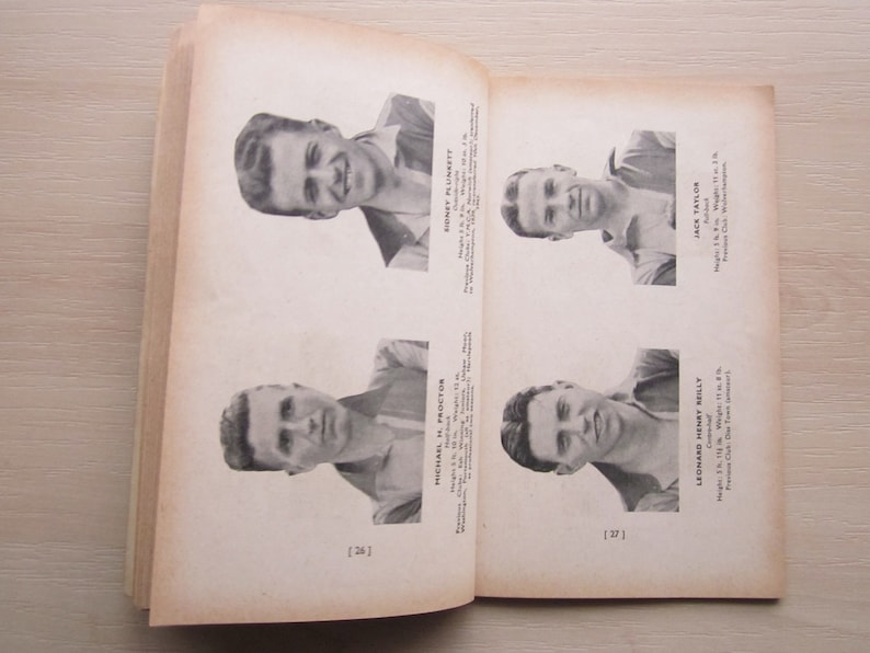 Birthday Present Yearbook Souvenir 1946-47 Norwich City FC Football Club Handbook Fathers Day Ideal Christmas Gift Valentine/'s Day