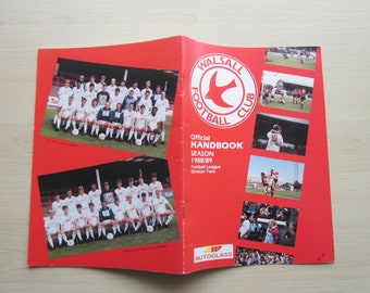 1988-89 Exeter City Football Club Handbook, Yearbook, Souvenir, Collectable. Ideal Christmas Gift, Fathers Day, Birthday Present