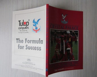 1991 Crystal Palace Football Club Yearbook, Handbook, Annual, Souvenir. Ideal Christmas Gift, Fathers Day, Birthday Present