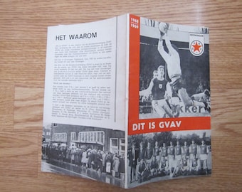 1968/69 Groningen Football Club Handbook, Yearbook, Souvenir. Ideal Christmas Gift, Fathers Day, Birthday Present For Him