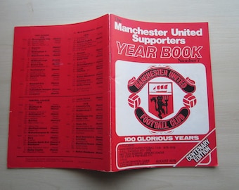1878-1978 Manchester United Football Club 100 Glorious Years Centenary Handbook Ideal Christmas Gift, Fathers Day, Birthday Present