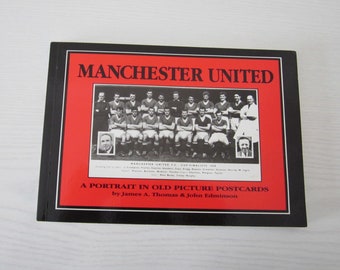 1992 Manchester United "A portrait in Old Picture Postcards" Original Publication Ideal Christmas Gift, Fathers Day, Birthday Present