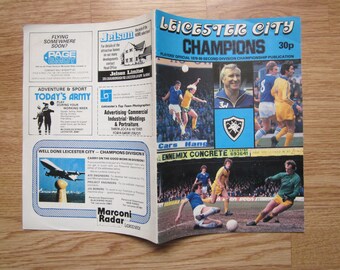 1979-80 Leicester City Champions. Players' Official Second Division Championship Publication, Souvenir.