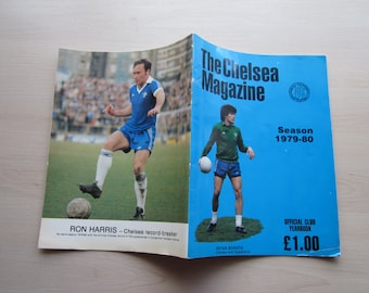 1979-80 Chelsea Football Club Handbook, Annuaire, Souvenir annuel, Souvenirs. Idéal cadeau de Noël, fête des pères, cadeau d'anniversaire