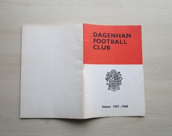 1967-68 Dagenham Football Club Yearbook, Handbook, Annual, Souvenir. Ideal Christmas Gift, Fathers Day, Birthday Present For Him